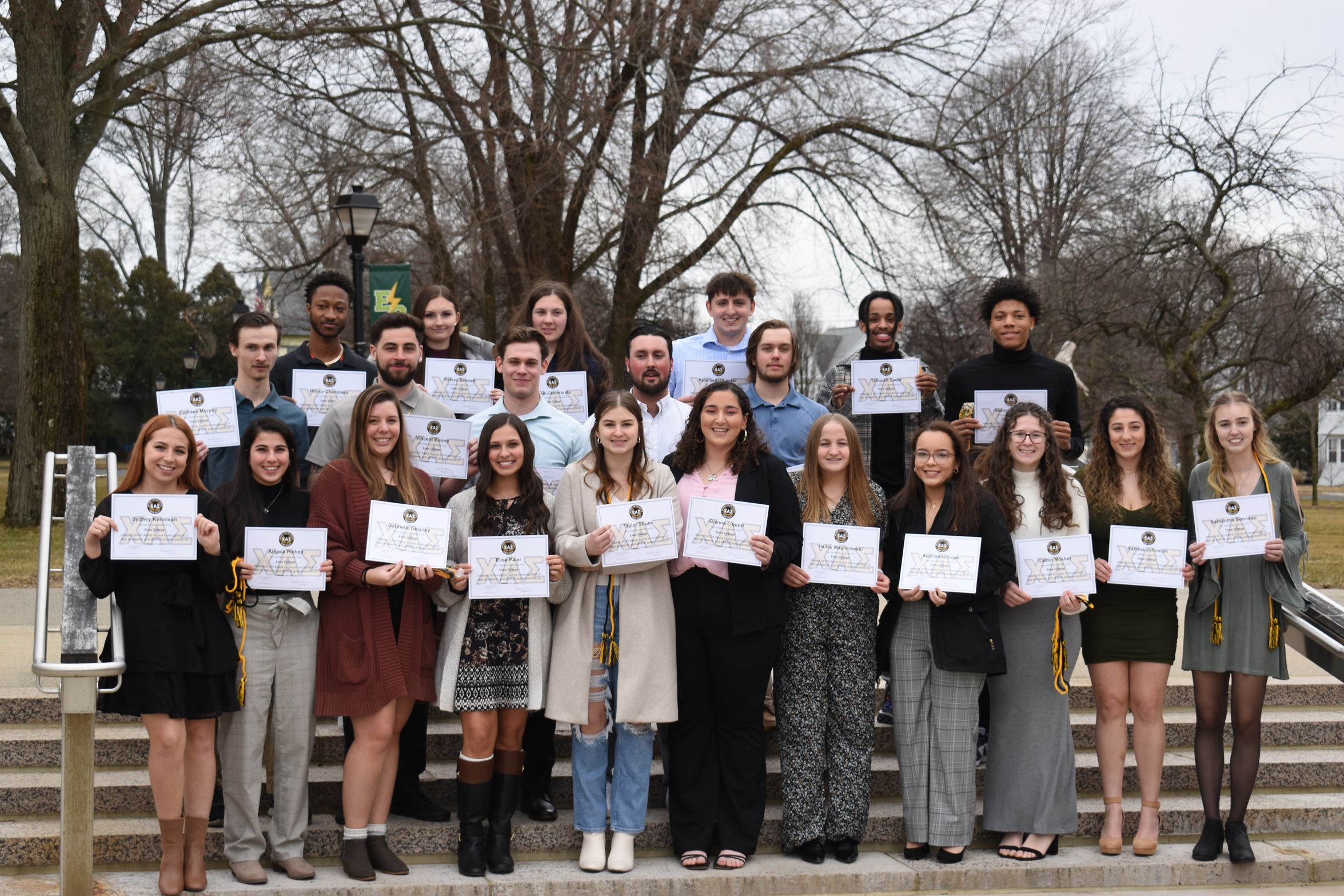 27 Blazers Honored at the Chi Alpha Sigma Induction Over the Weekend