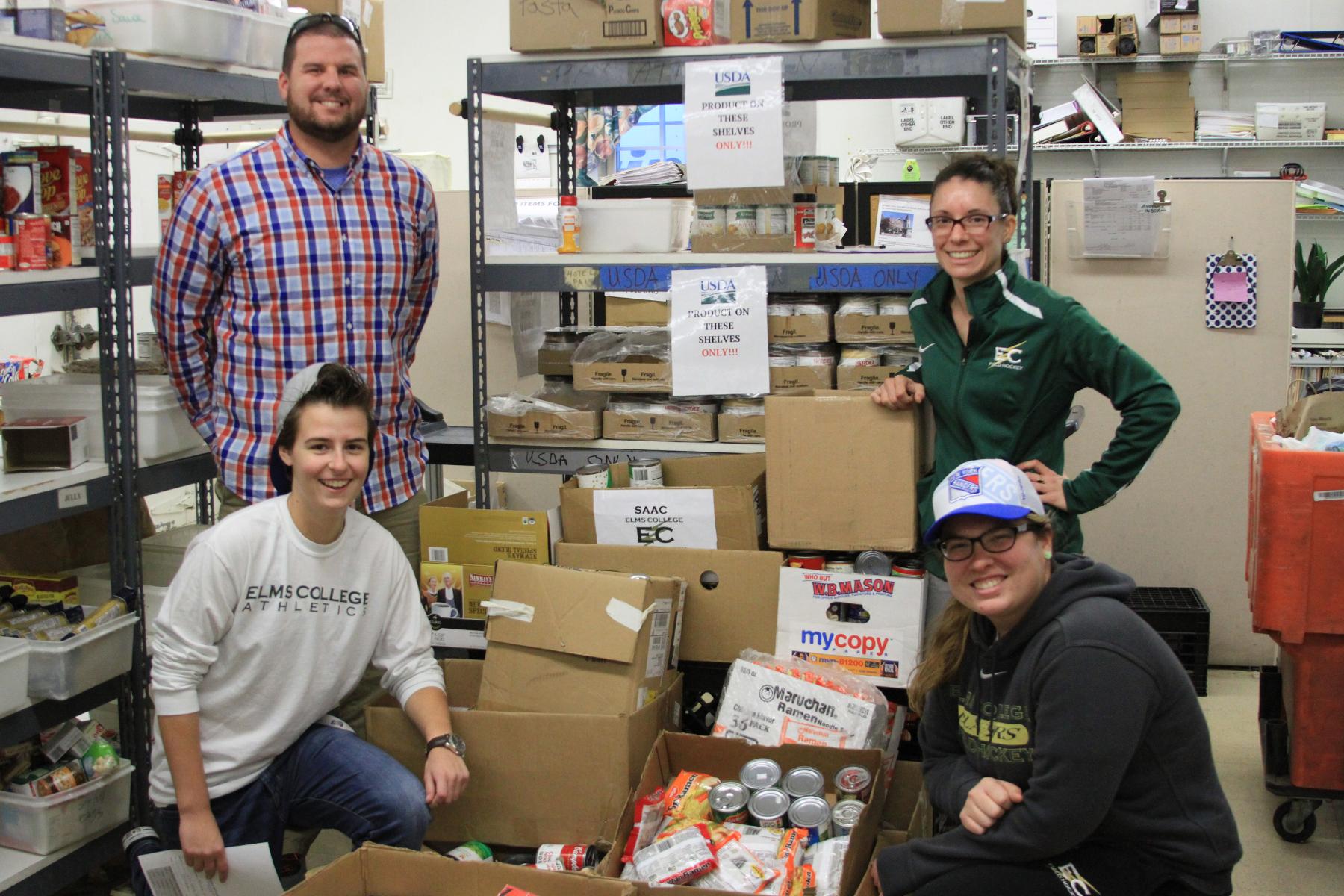 Blazers Band Together For Holiday Can Drive