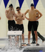 Mens And Womens Swimming Glide Past Regis College