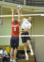 Mens Volleyball Swept In Tri-Match With MIT And Emmanuel