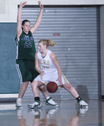 Women's Basketball Battles By Bay Path, 47-38