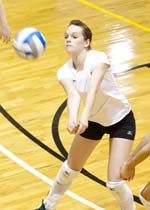 Womens Volleyball Swept At MCLA, 3-0