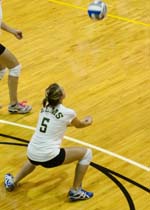 Womens Volleyball Soars Past Becker, 3-0