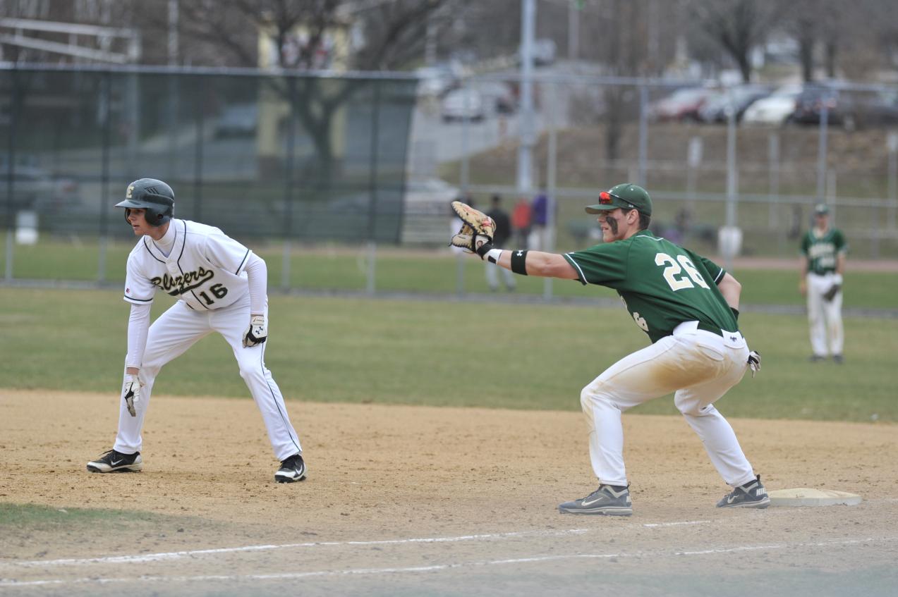 Baseball Splits with Lakeland College in Gene Cusic Classic Action