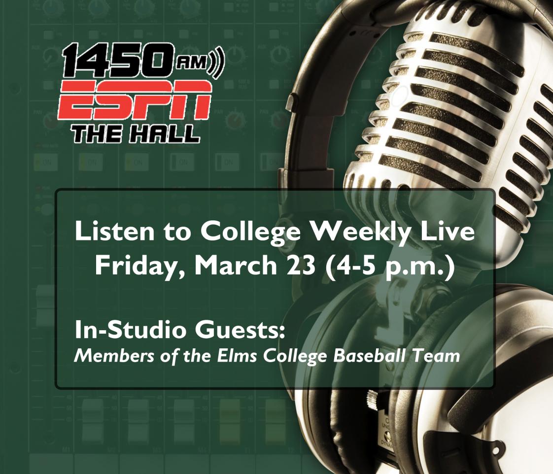 Bashaw, Iavicoli and Pagano to Appear on ESPN Radio-Springfield's College Weekley