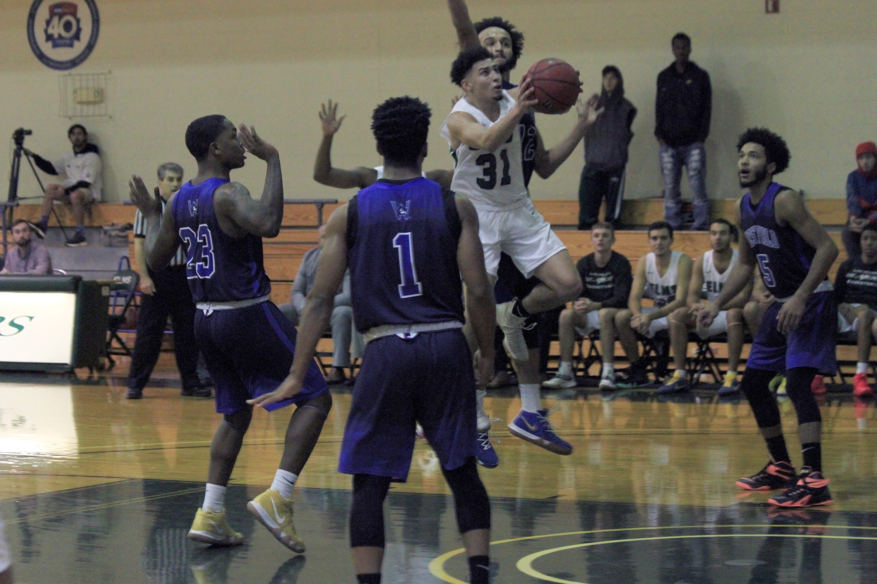 Men's Basketball Can't Overcome Sluggish Start At NEC