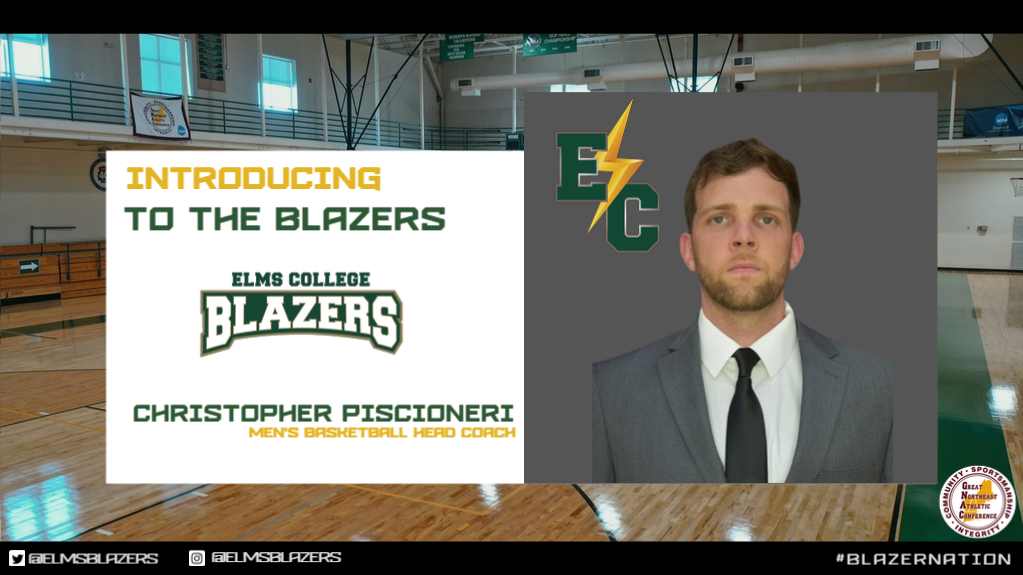 Piscioneri Named Head Coach of Elms Men's Basketball