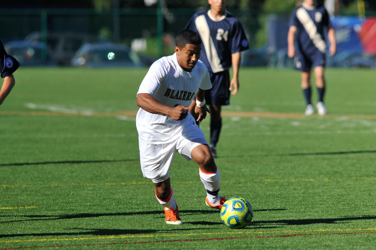 Coleman&rsquo;s Header Lifts Men&rsquo;s Soccer Past Newbury College, 2-1