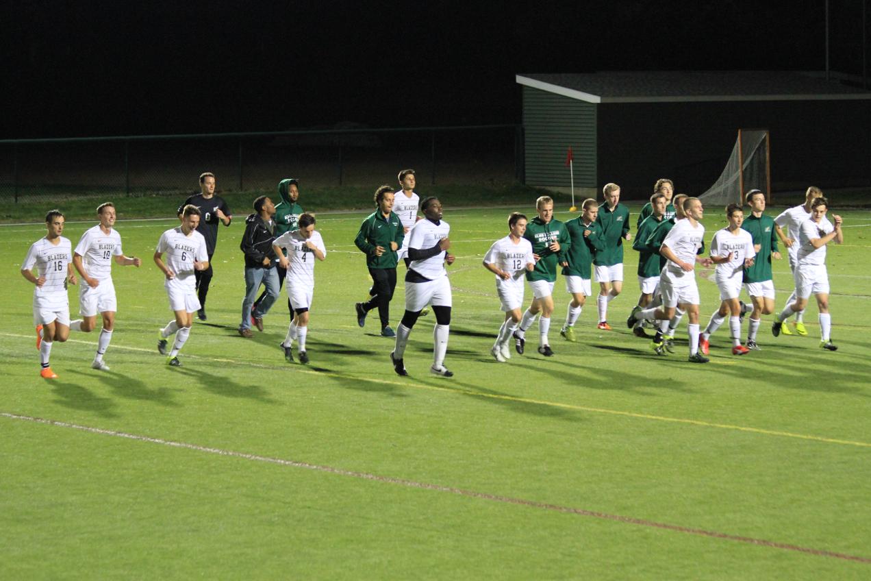 Men's Soccer Takes Double Overtime Thriller Over Newbury