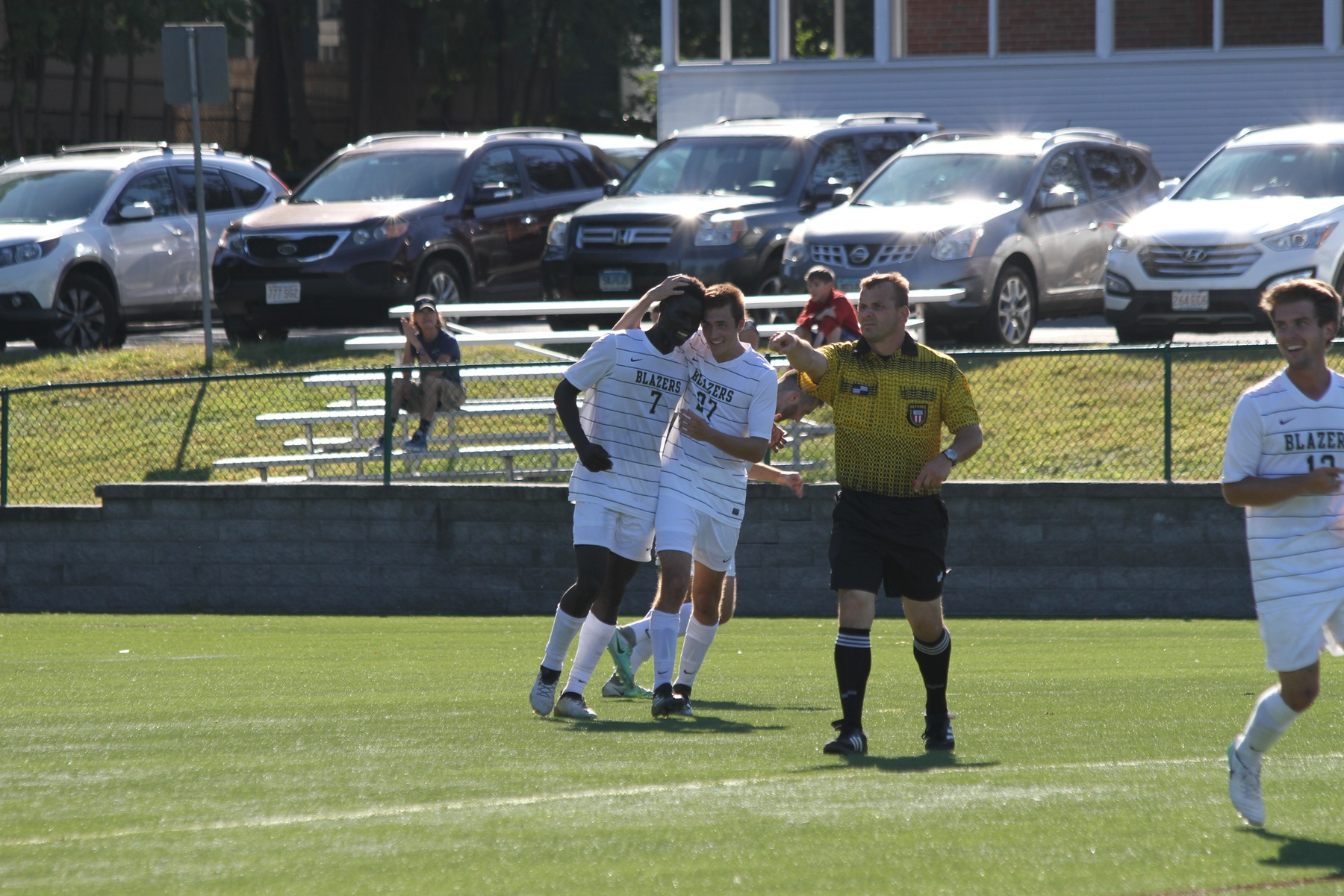 Men's Soccer Rallies Past Mitchell In NECC Opener