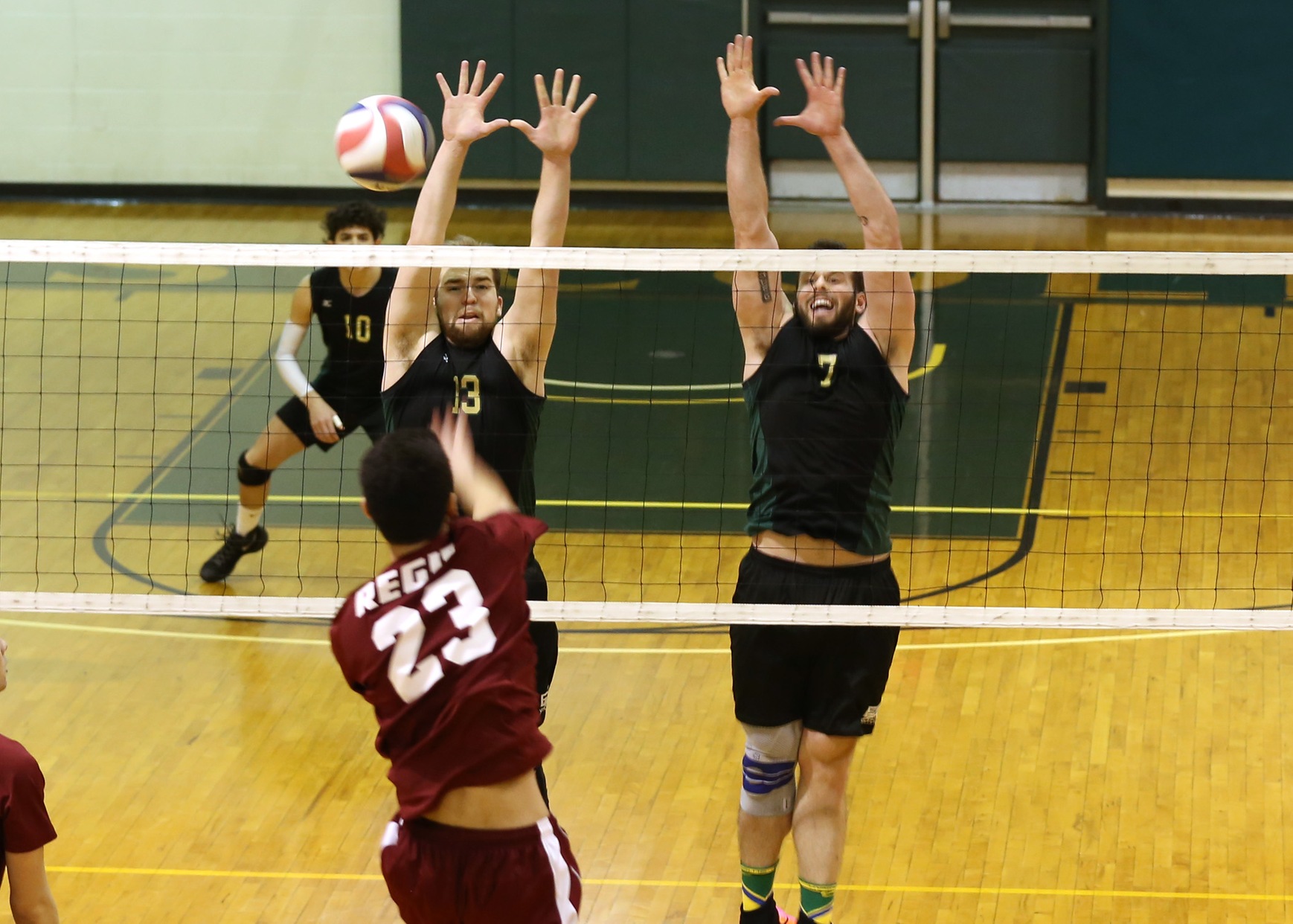 Men's Volleyball Sweeps Newbury On Senior Day