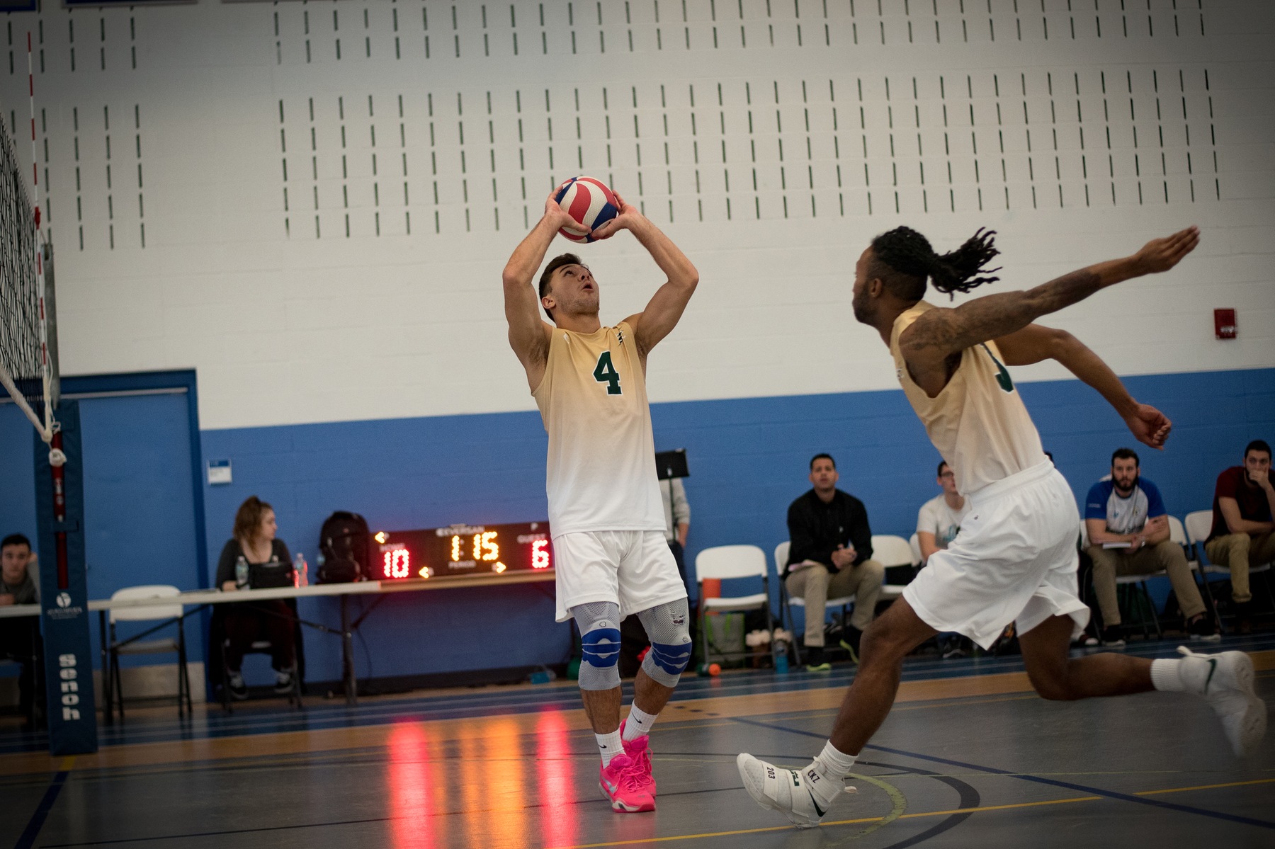 Blazers Fall At Rivier In Three Sets