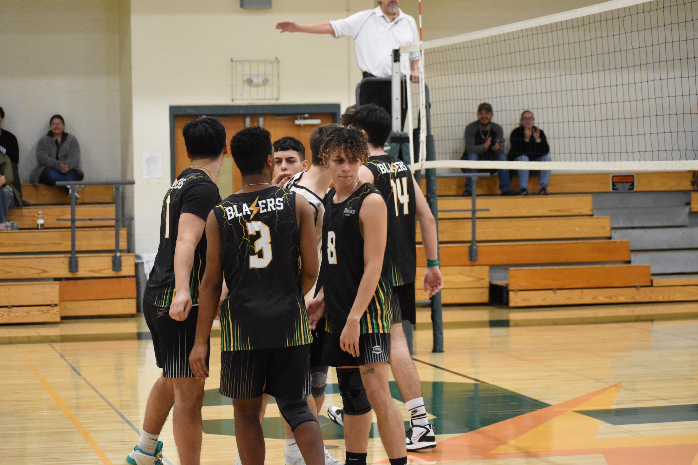 Men's Volleyball Drop Match Against Golden Flyers