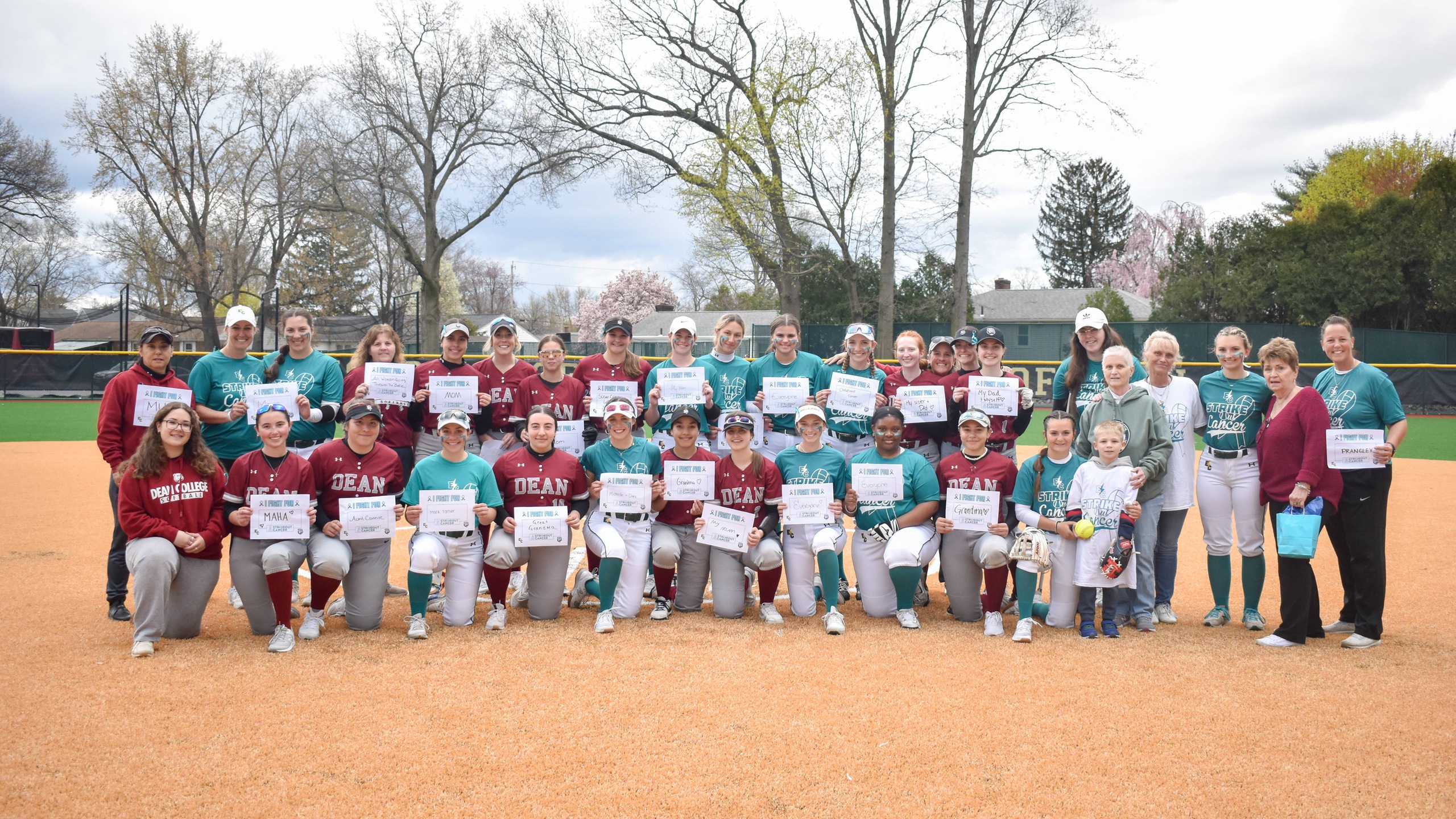 Softball Rallies Back to Split Doubleheader Against Dean