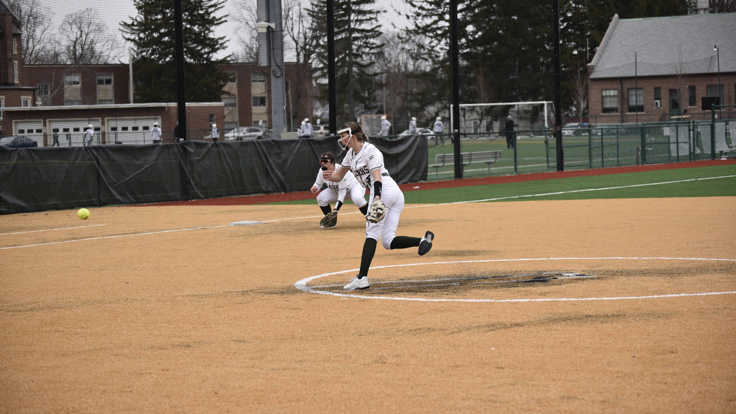 Softball Sweeps Fisher at Home