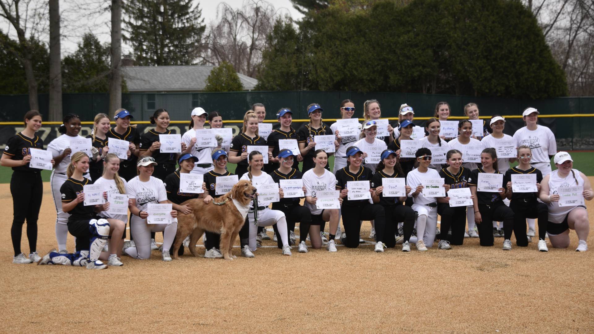 Softball Hosts Annual Strikeout Cancer Game Against Emmanuel