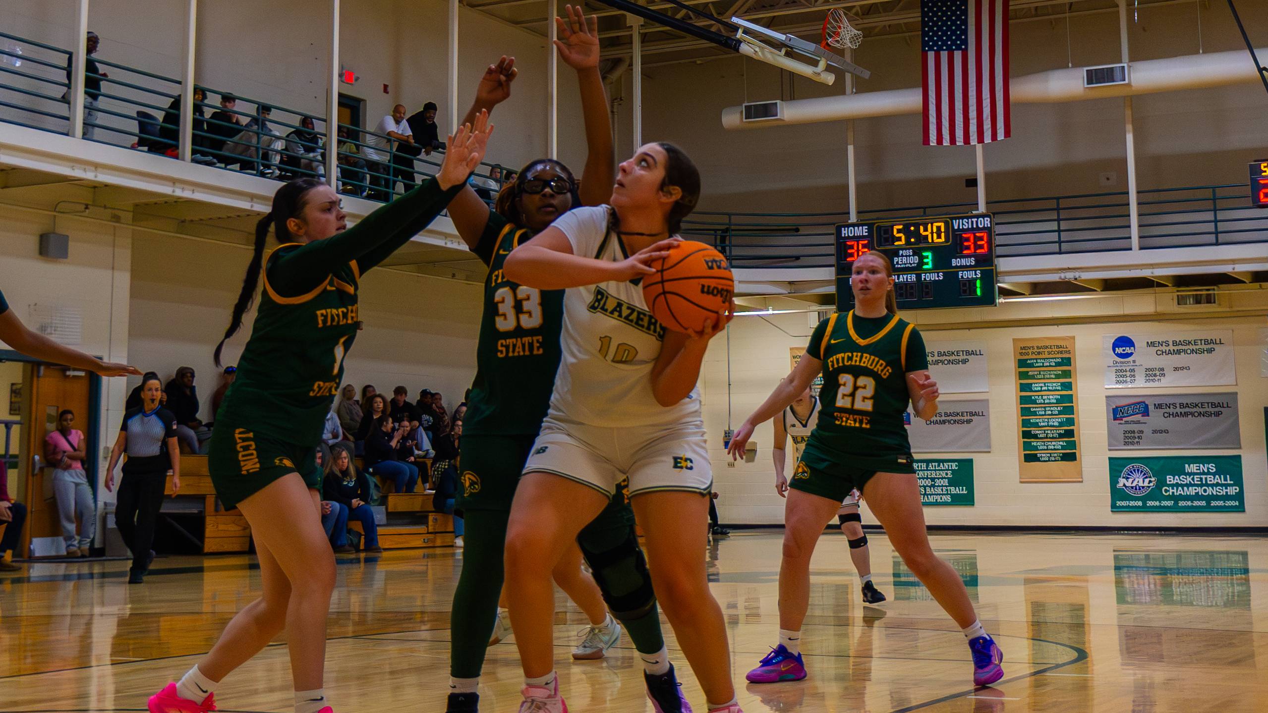 Women's Hoops Defeats Fitchburg State in Home Opener for First Win of the Season