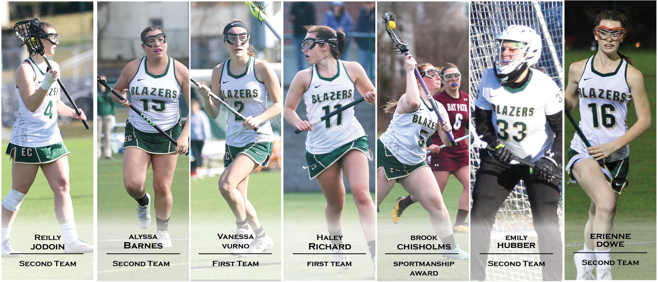 Women&rsquo;s Lacrosse Places Seven On NECC All-Conference Team