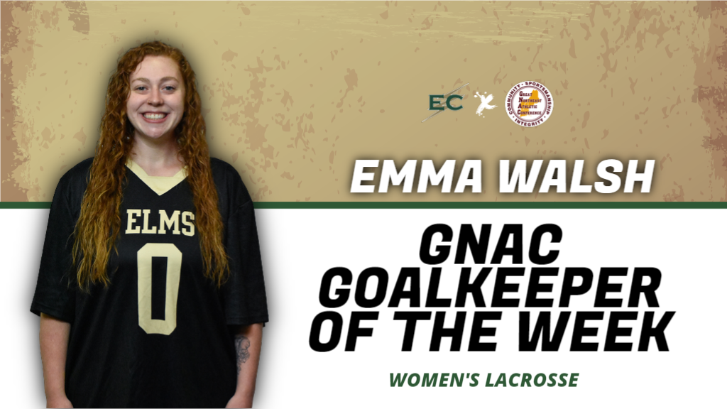 Walsh Picks Up GNAC Goalkeeper of the Week