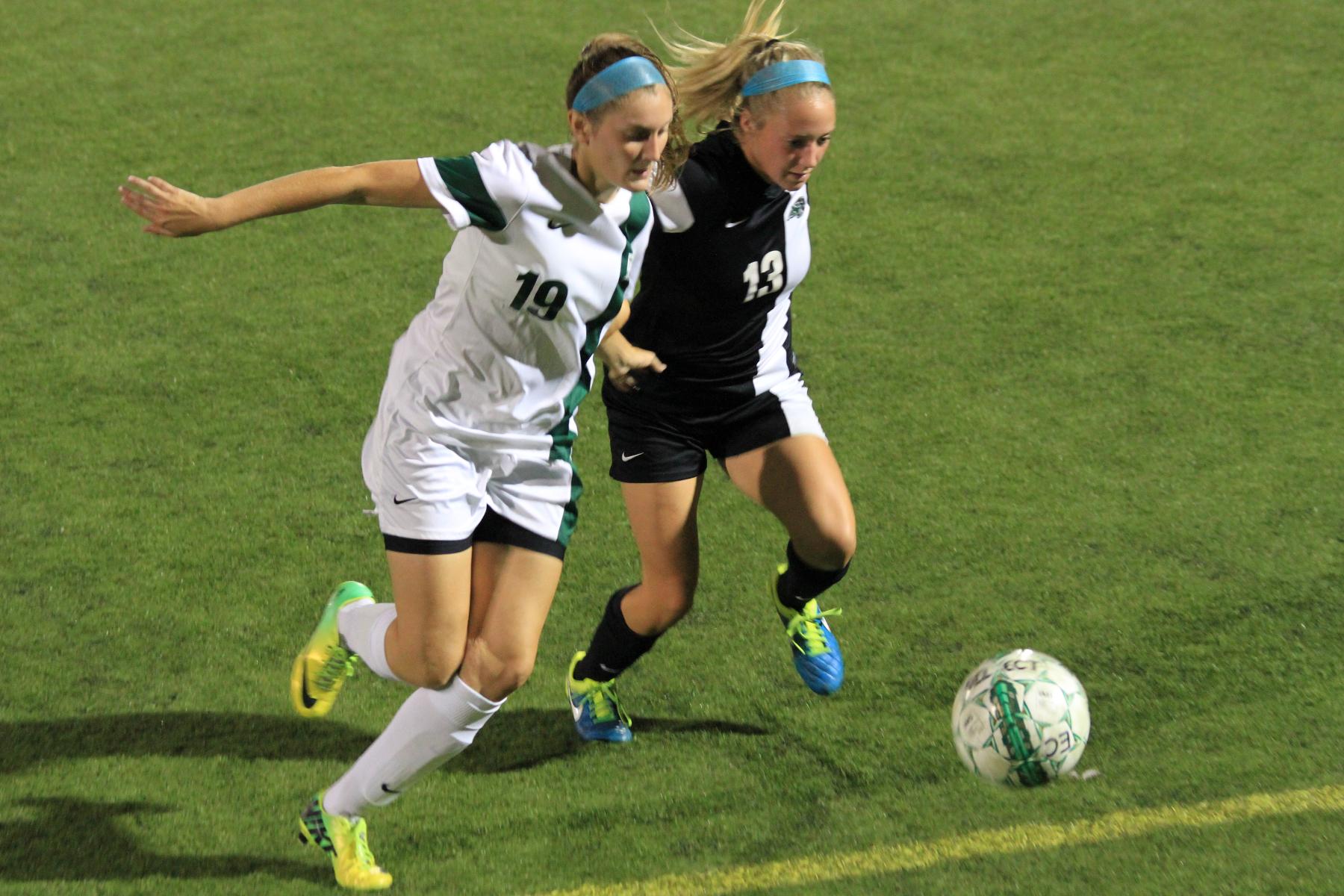 Women's Soccer Outlasts Nichols